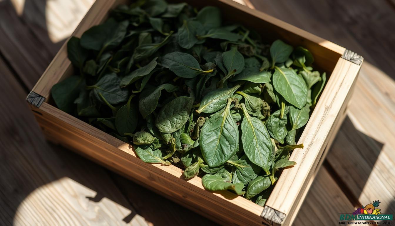 import bulk dried spinach