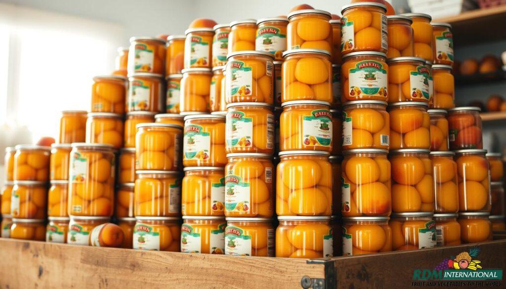 canned peaches in bulk