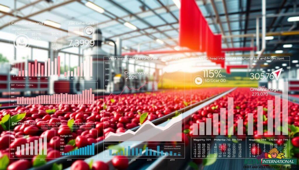 cranberry juice concentrate market trends