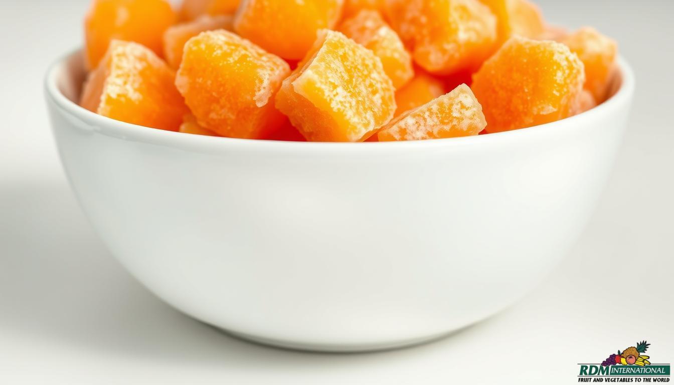 frozen papaya