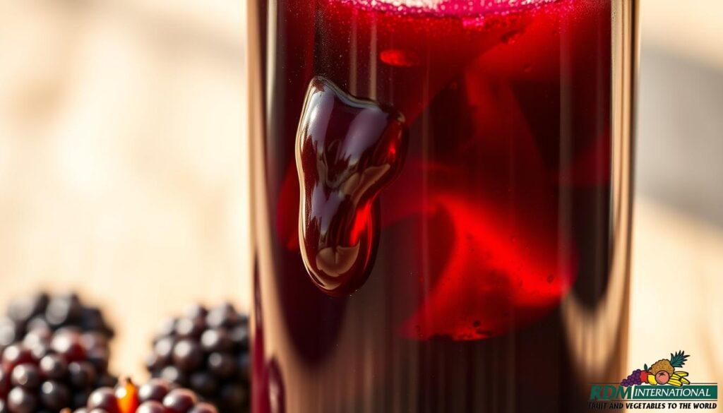 high-quality blackberry concentrate