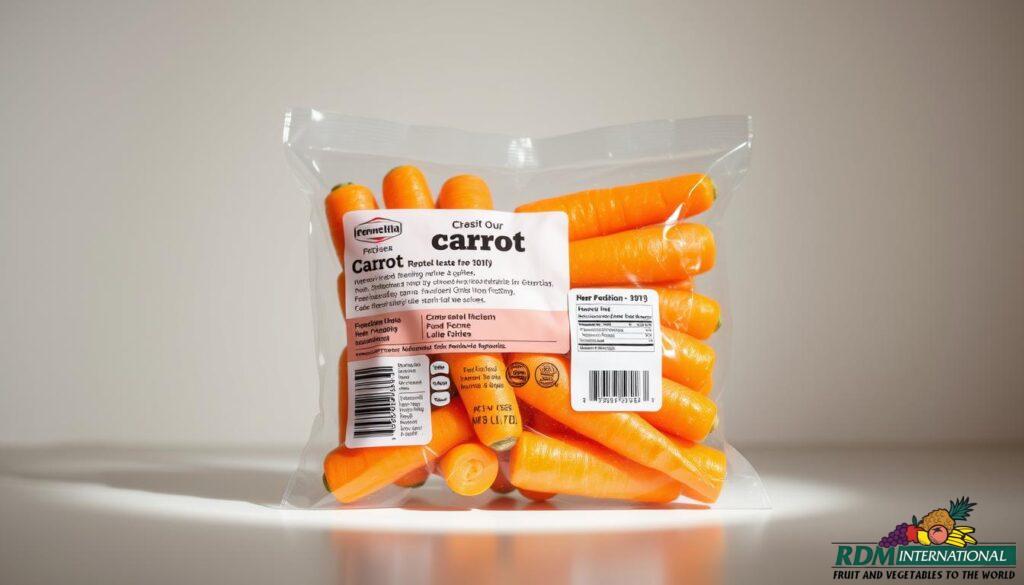iqf carrot packaging