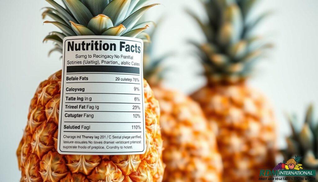 pineapple nutrition facts