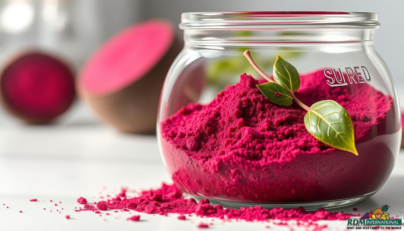 red beet vegetable flour