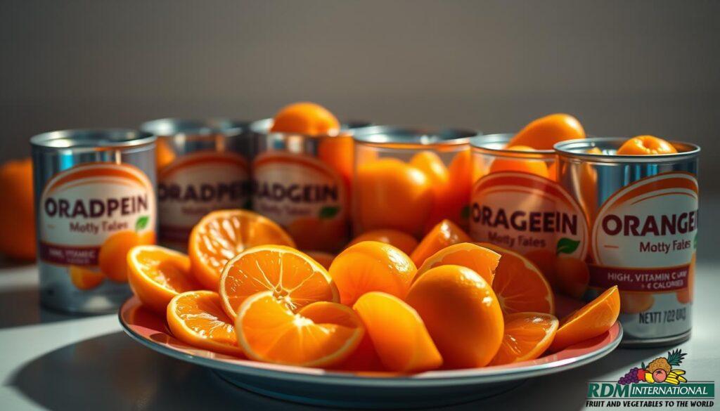 wholesale canned mandarin orange nutrition