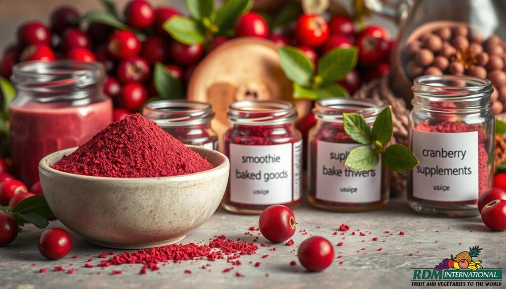 cranberry powder uses
