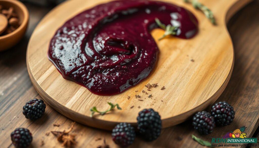 marionberry puree in savory dishes
