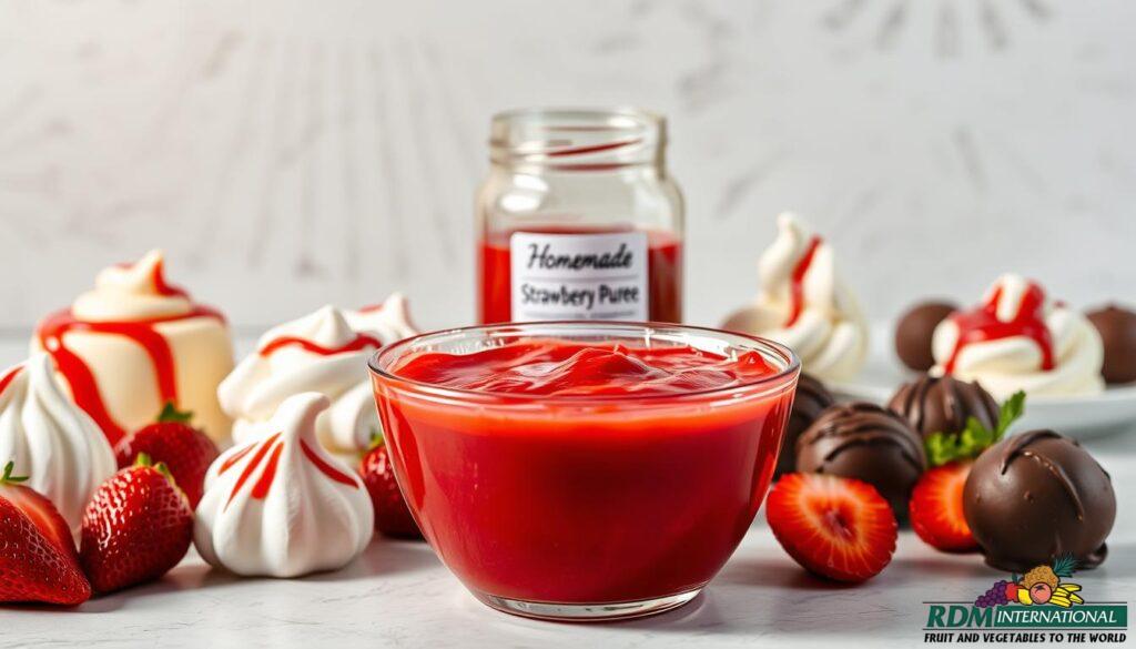 strawberry puree uses