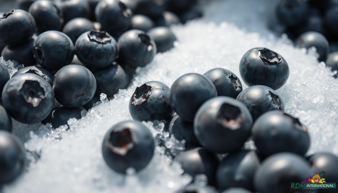 IQF process locks in the freshness of blueberries