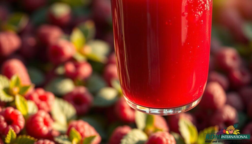 antioxidant properties of red raspberry juice