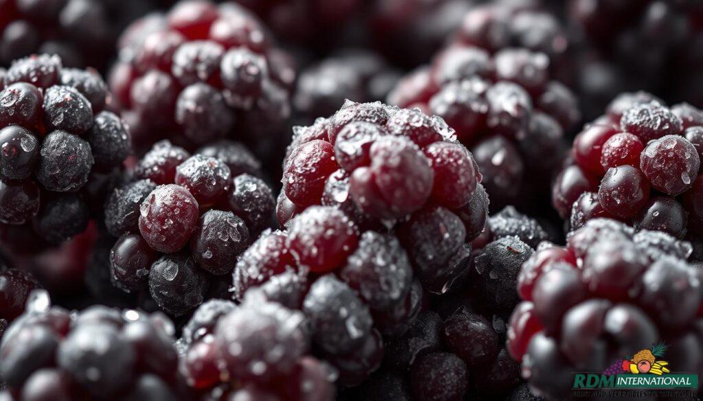 antioxidant-rich frozen black raspberry