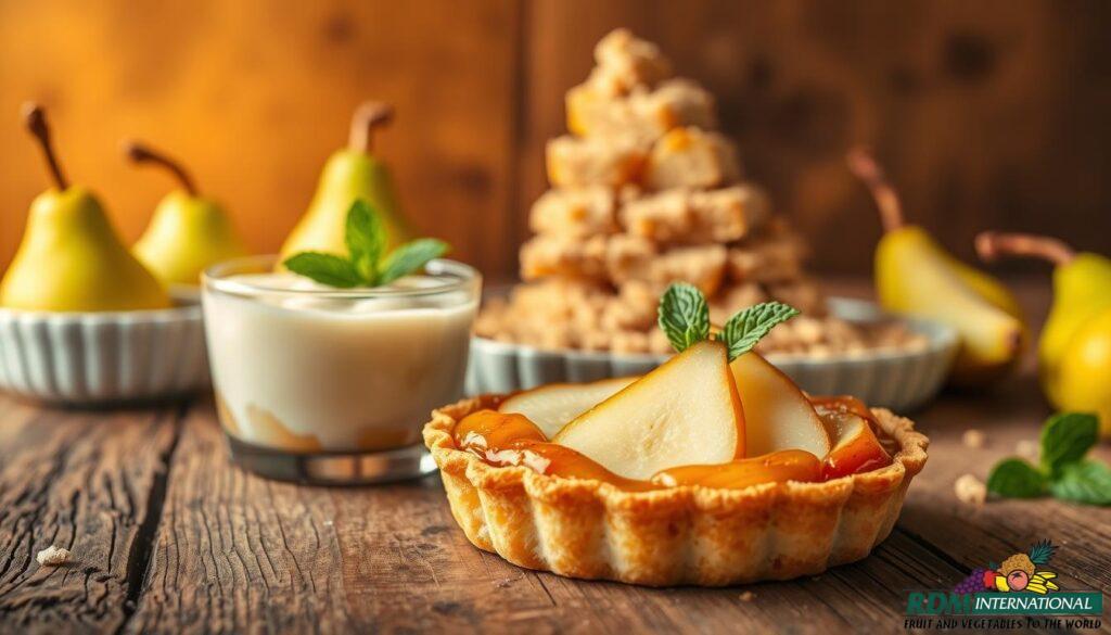 pear flavor desserts