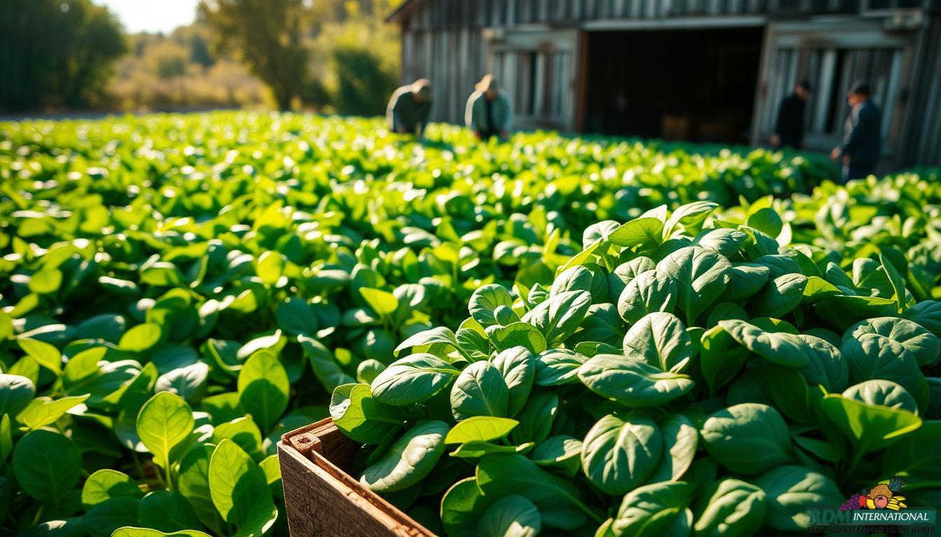 premium baby spinach supplier