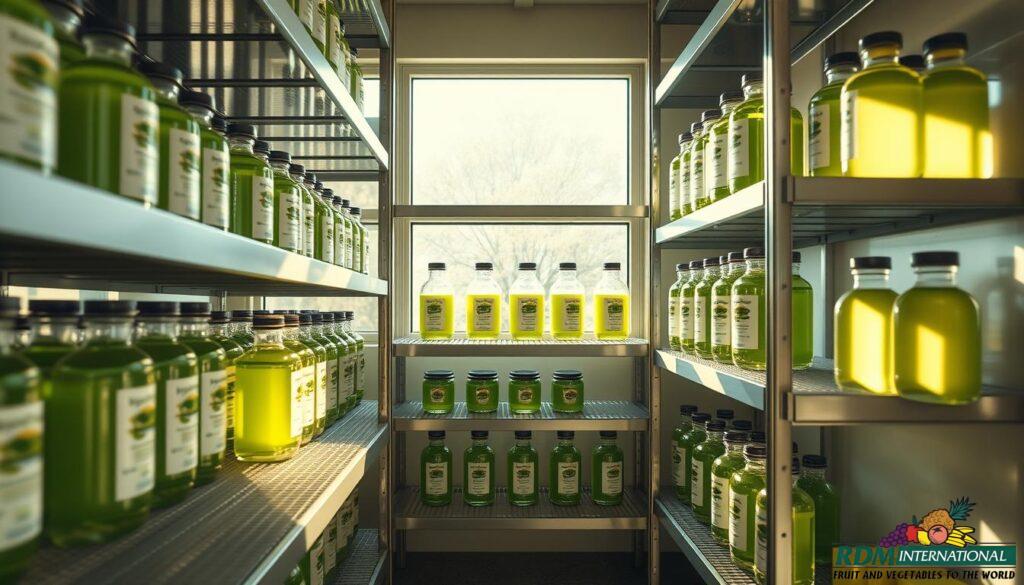 premium celery concentrate storage