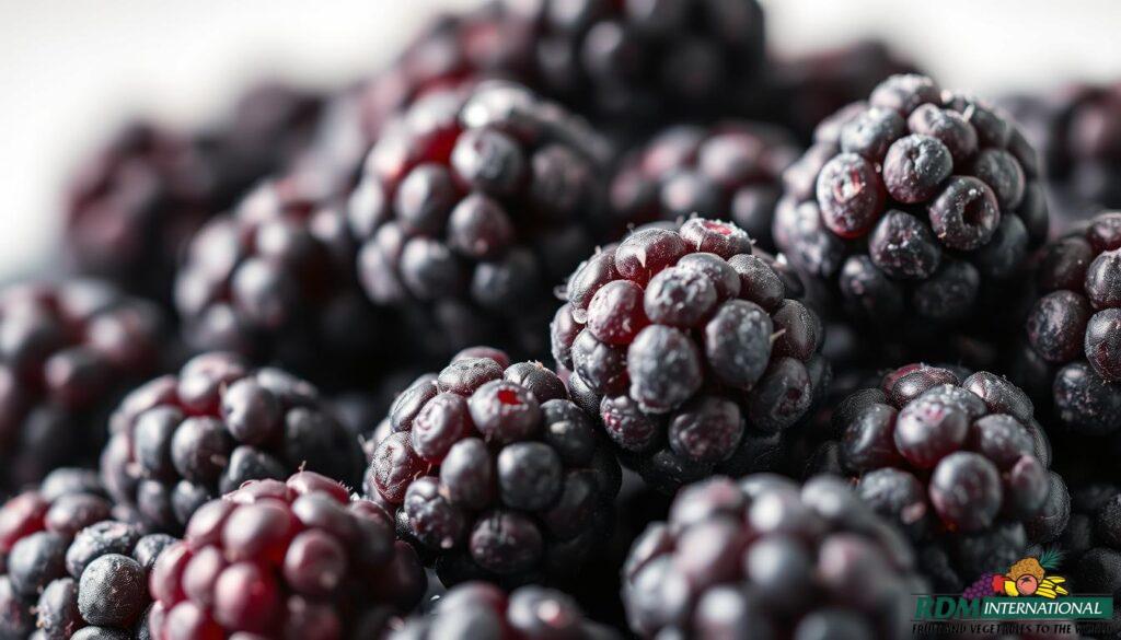premium frozen black raspberry