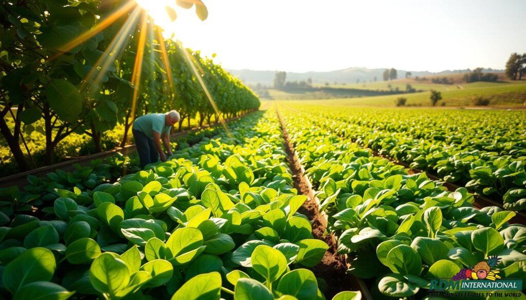 sustainable baby spinach supplier
