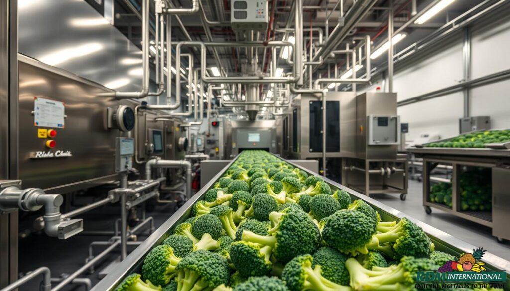 IQF Frozen Broccoli Process
