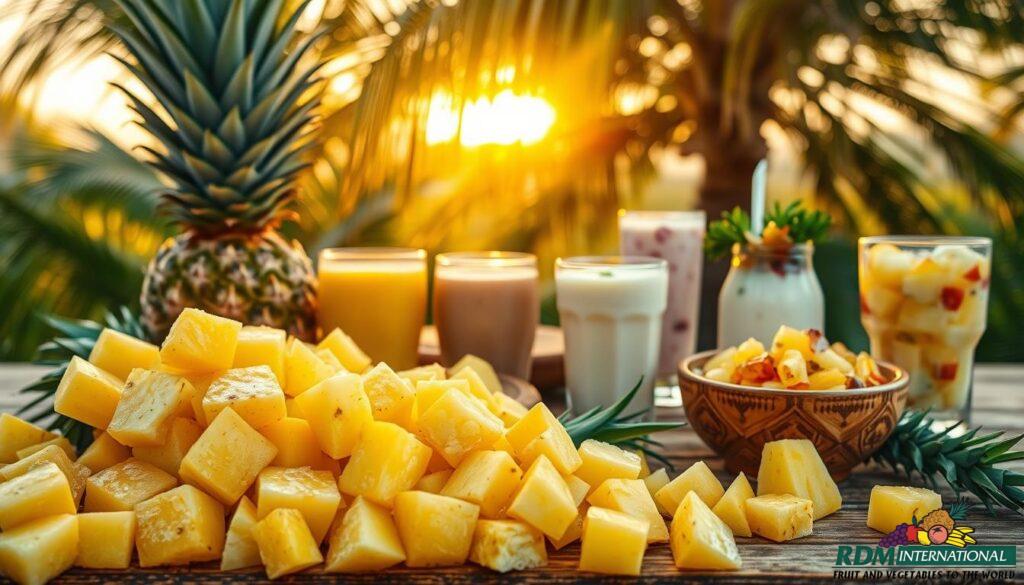 IQF Pineapple Applications