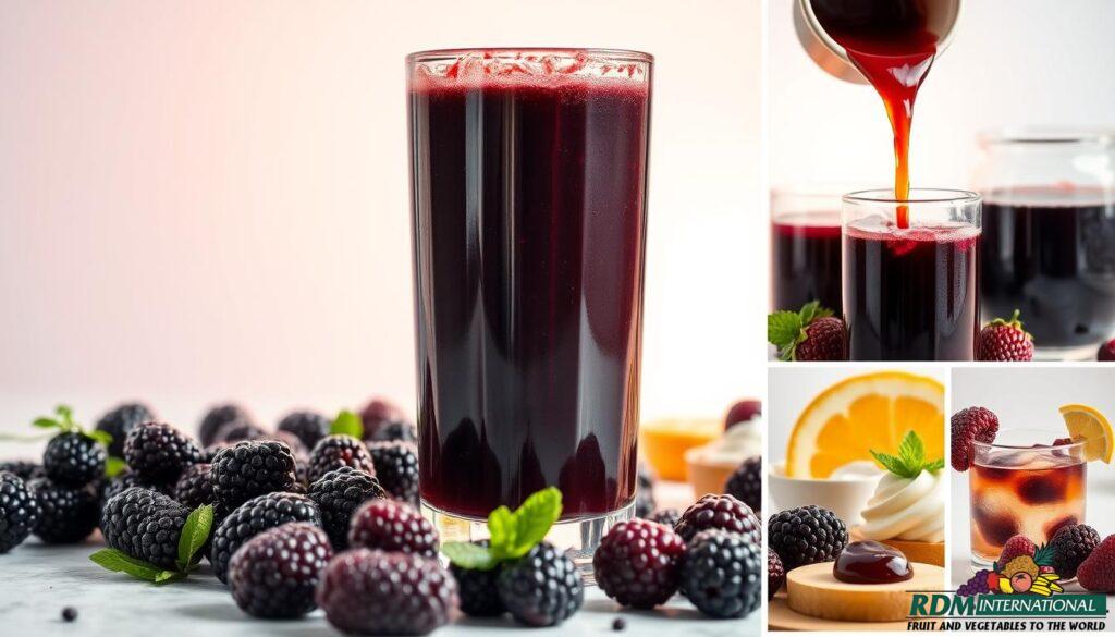 blackberry juice concentrate applications