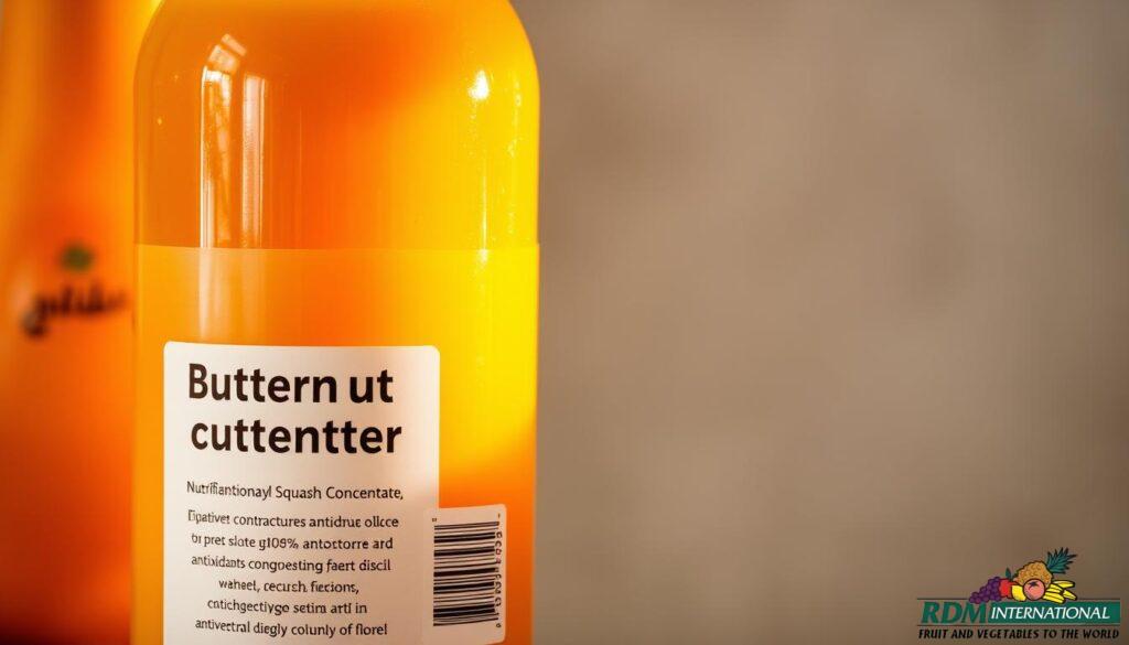 butternut squash concentrate nutrition