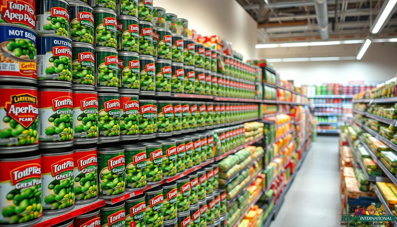 canned green peas suppliers