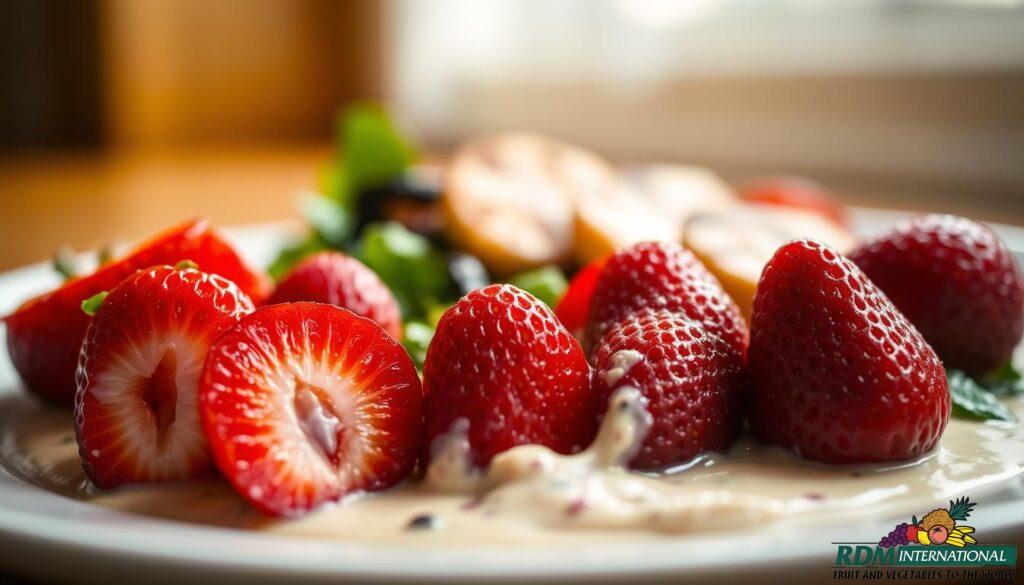 canned strawberries in savory dishes