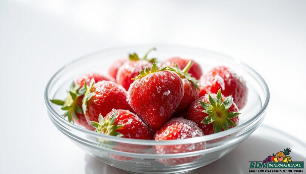 frozen strawberries