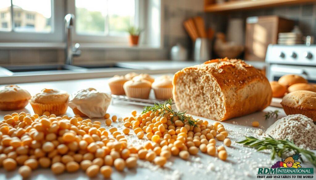 gluten-free baking with garbanzo flour