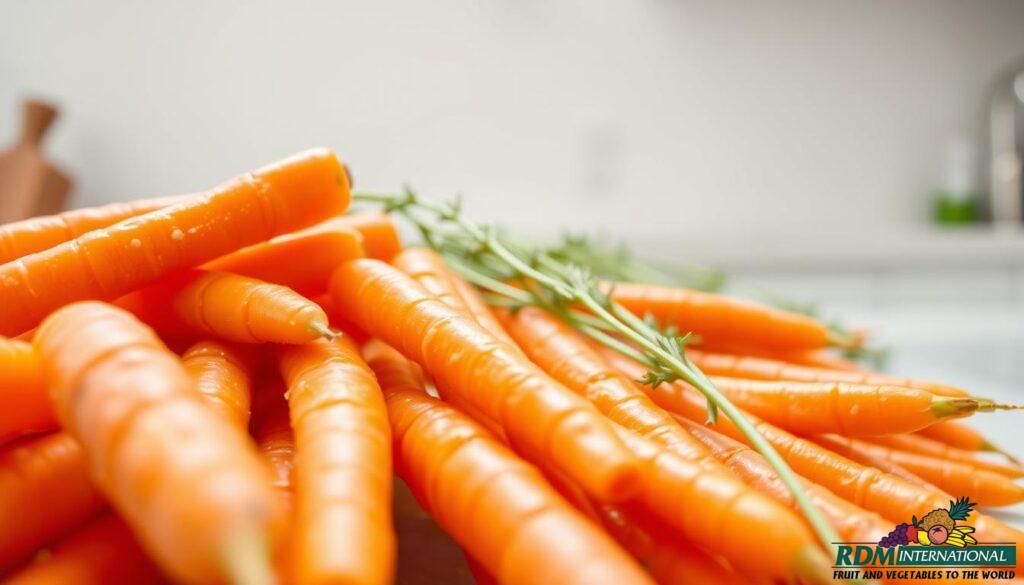 high-quality frozen carrots