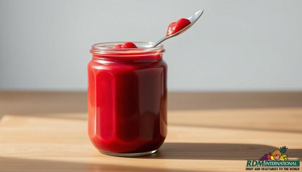 long-life strawberry puree