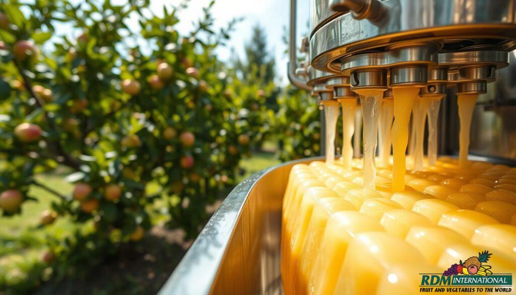 natural apple juice processing