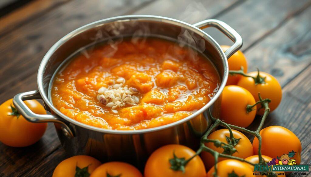 yellow tomato puree recipe