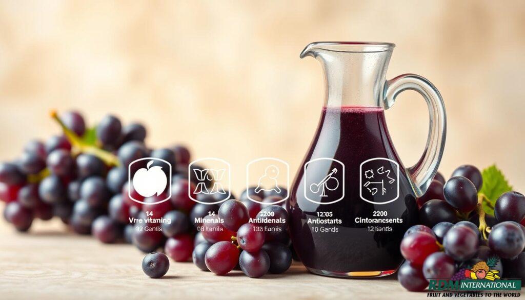 Nutritional benefits of grape juice concentrate