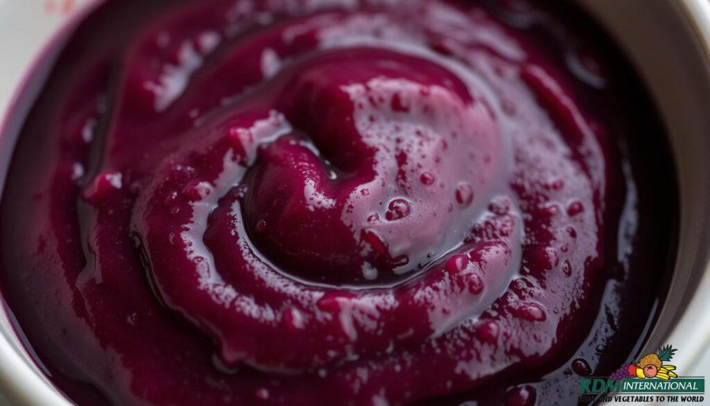Oregon marionberries puree