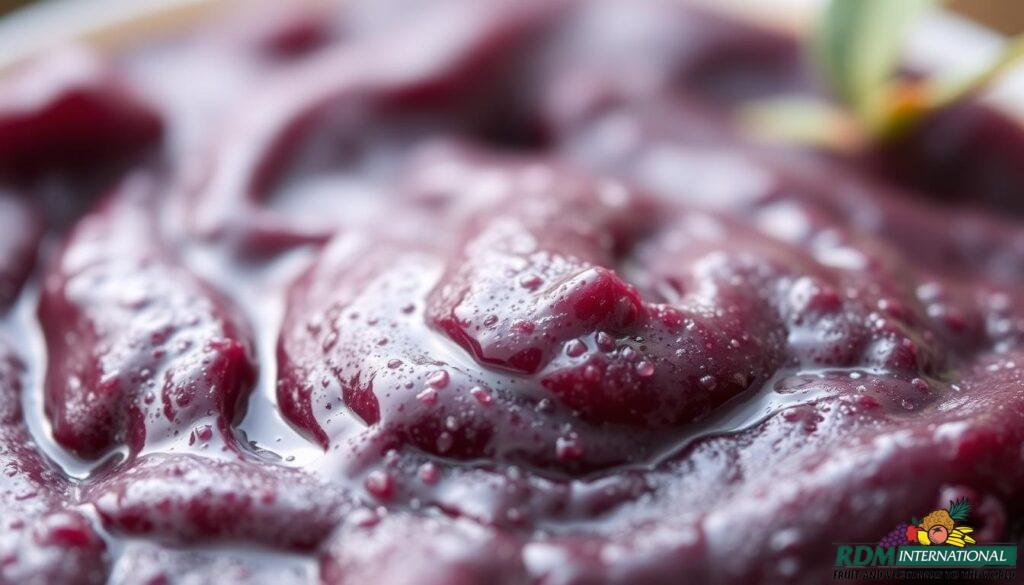 frozen marionberry puree