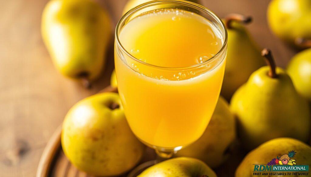 healthy pear juice