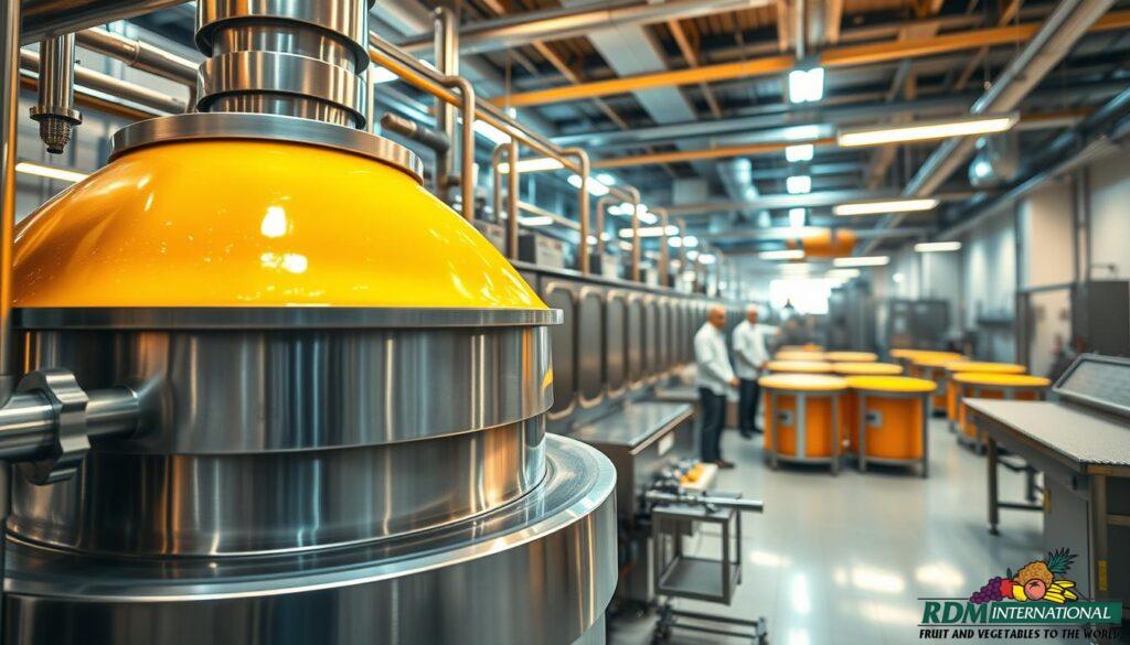 high-quality mango puree production