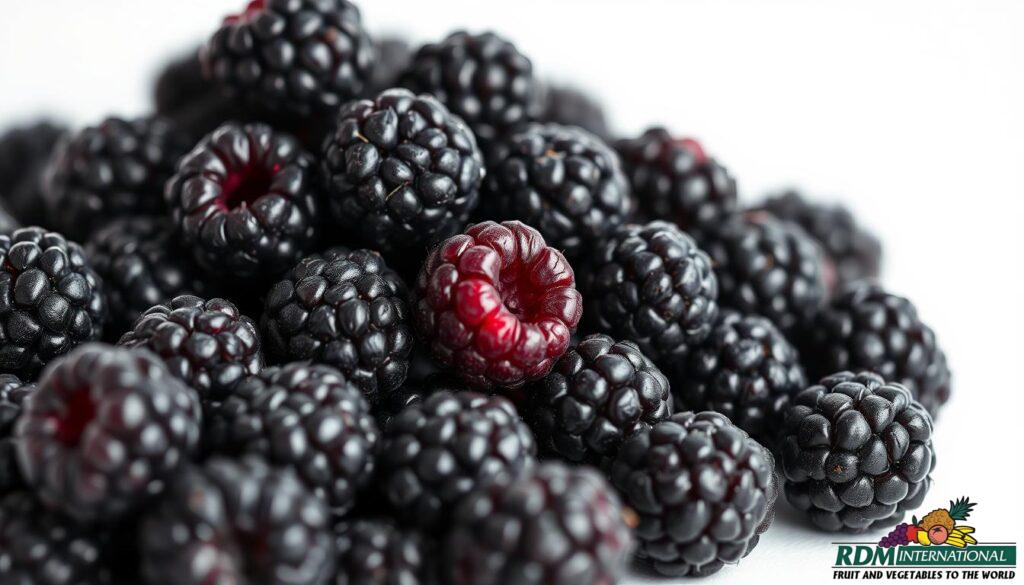 IQF black raspberries
