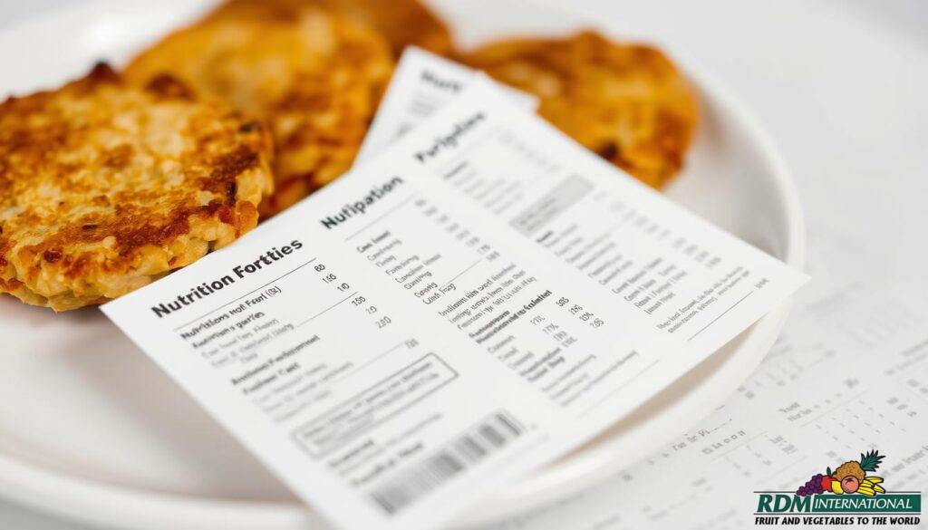 Nutritional Information for Hash Brown Patties