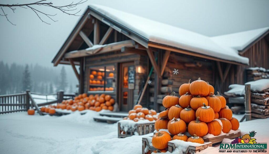 frozen pumpkin store