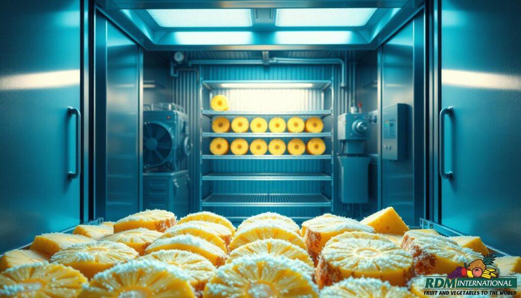 IQF pineapple preservation