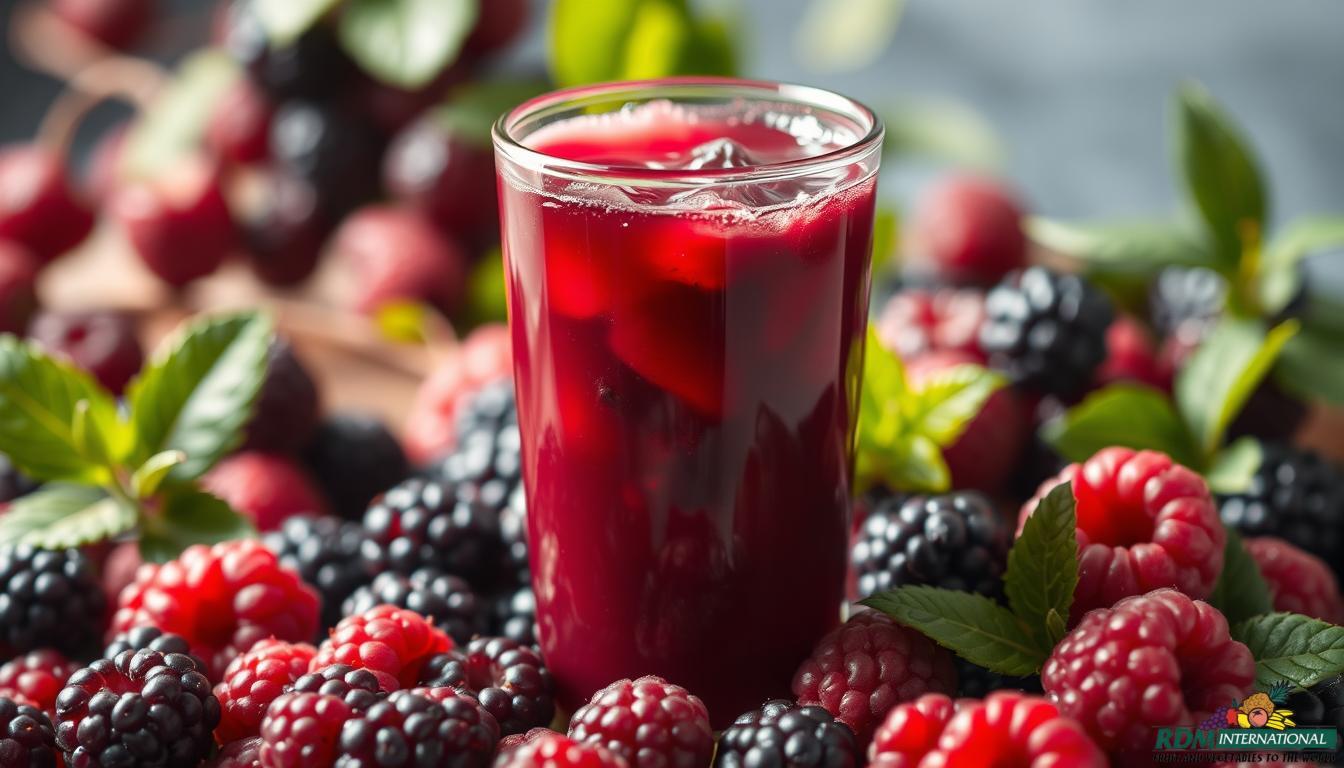 black raspberry juice