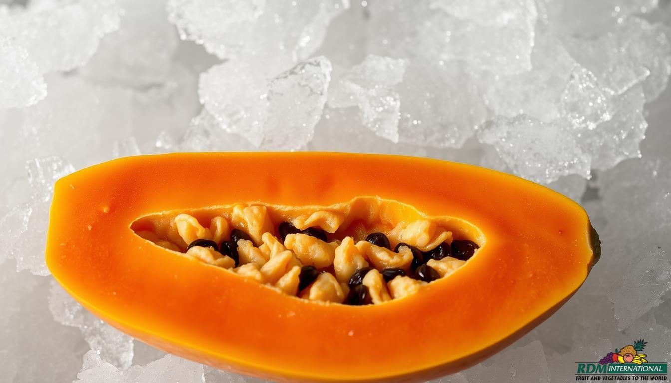 can you freeze papaya fruit