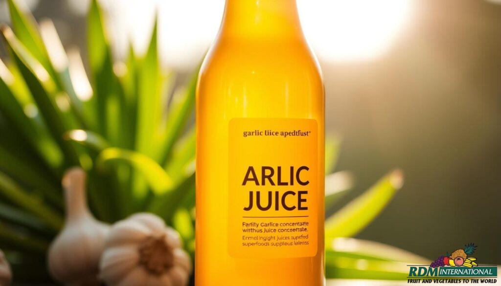 garlic juice supplement