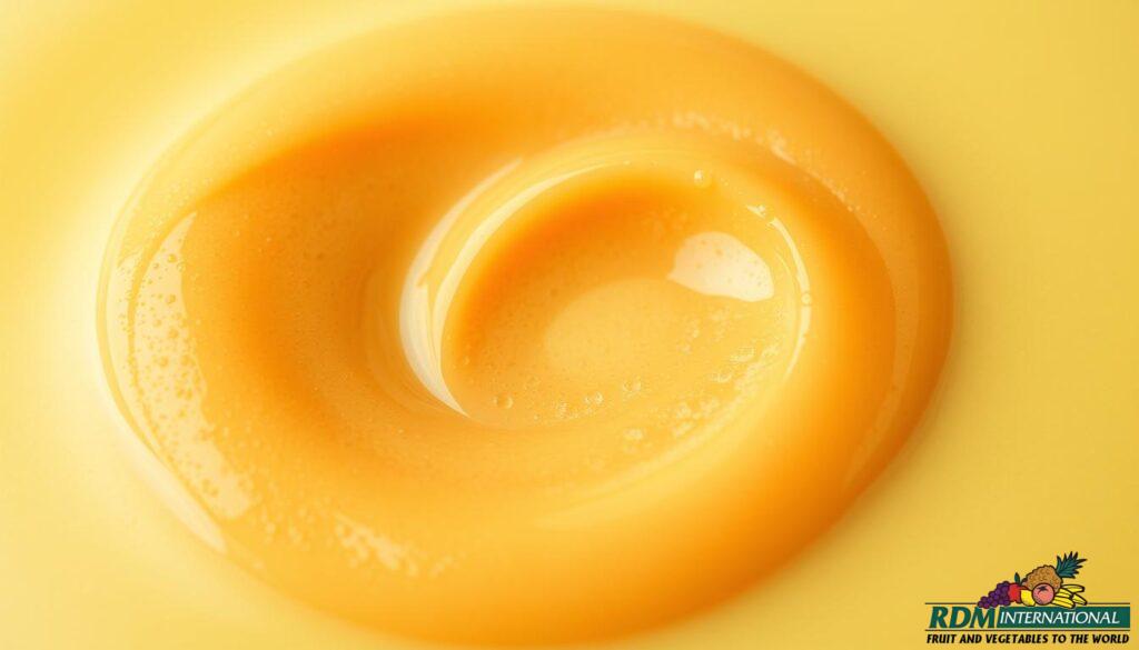 orange fruit puree in smoothies