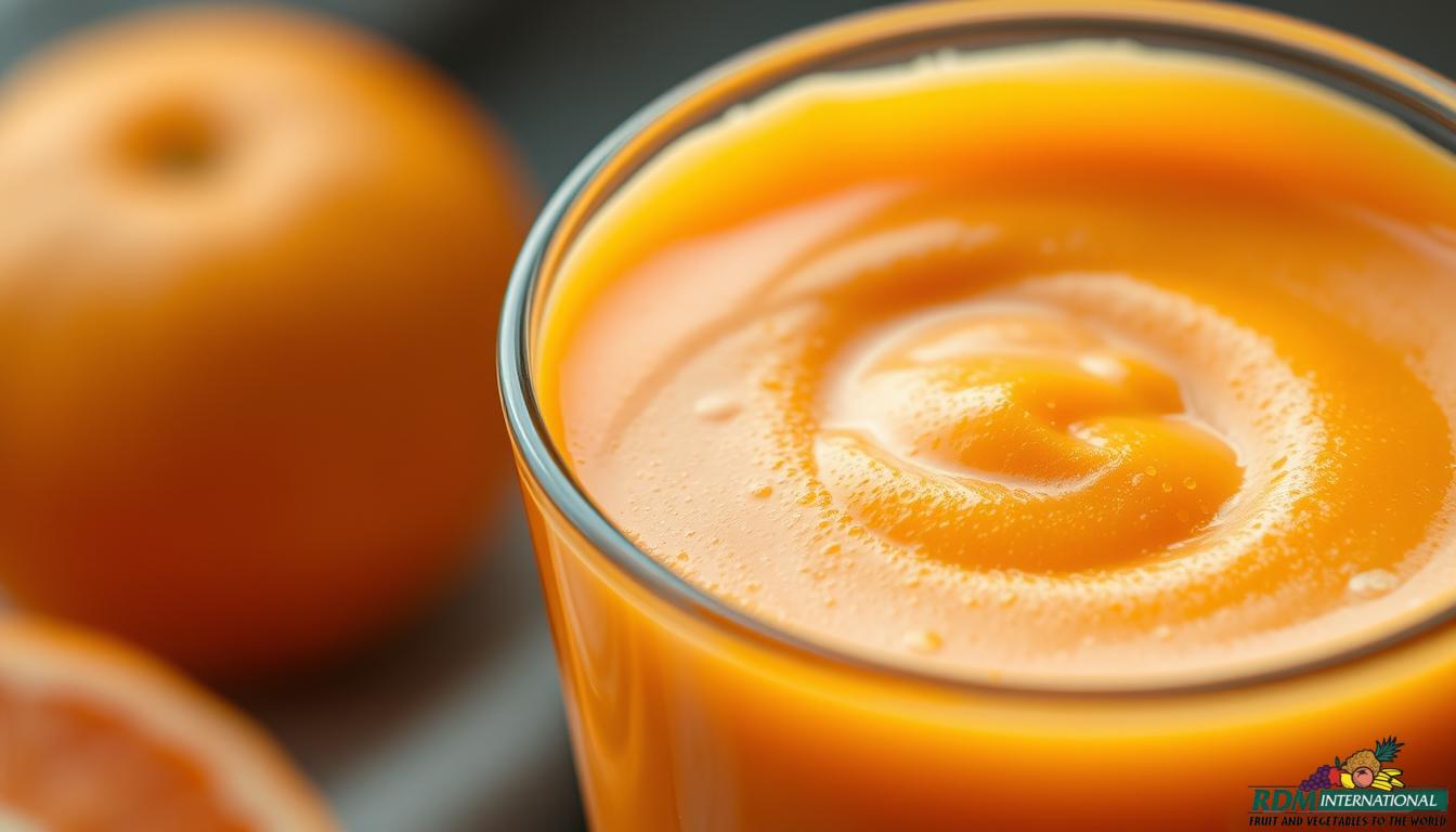 orange puree for drinks