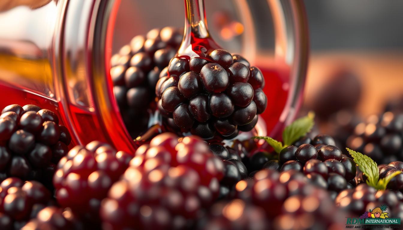 black raspberry juice