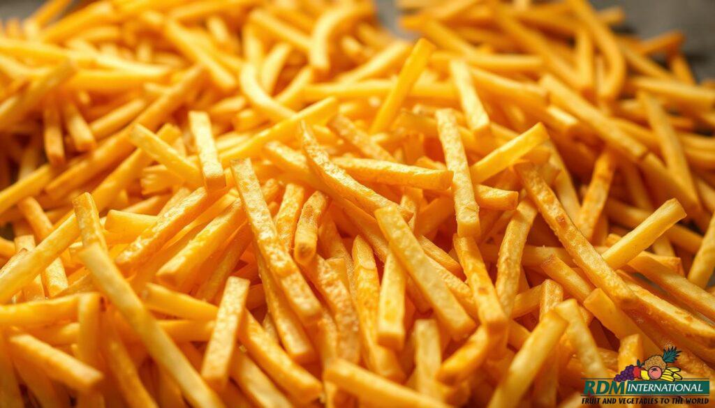 large quantity French fries