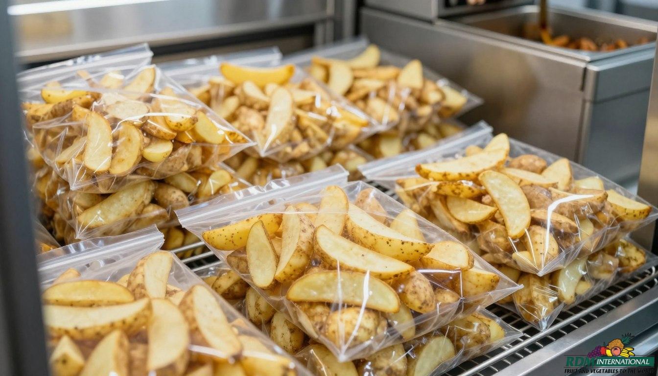 Bulk Frozen Potato Wedges for Foodservice