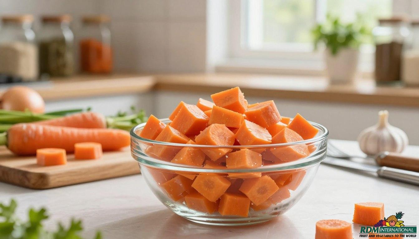 IQF Carrot Dices for Soup and Ready Meals
